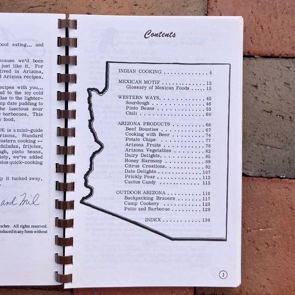 2 Vintage Arizona Cookbooks Kokopelli Adobe Cactus Desert Mesa Creation Myth - Picture 12 of 15